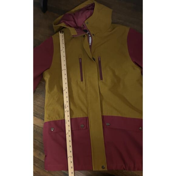 Aperture Men’s Snow Boarding Jacket Size Large Maroon And Gold winter sports - Picture 7 of 12
